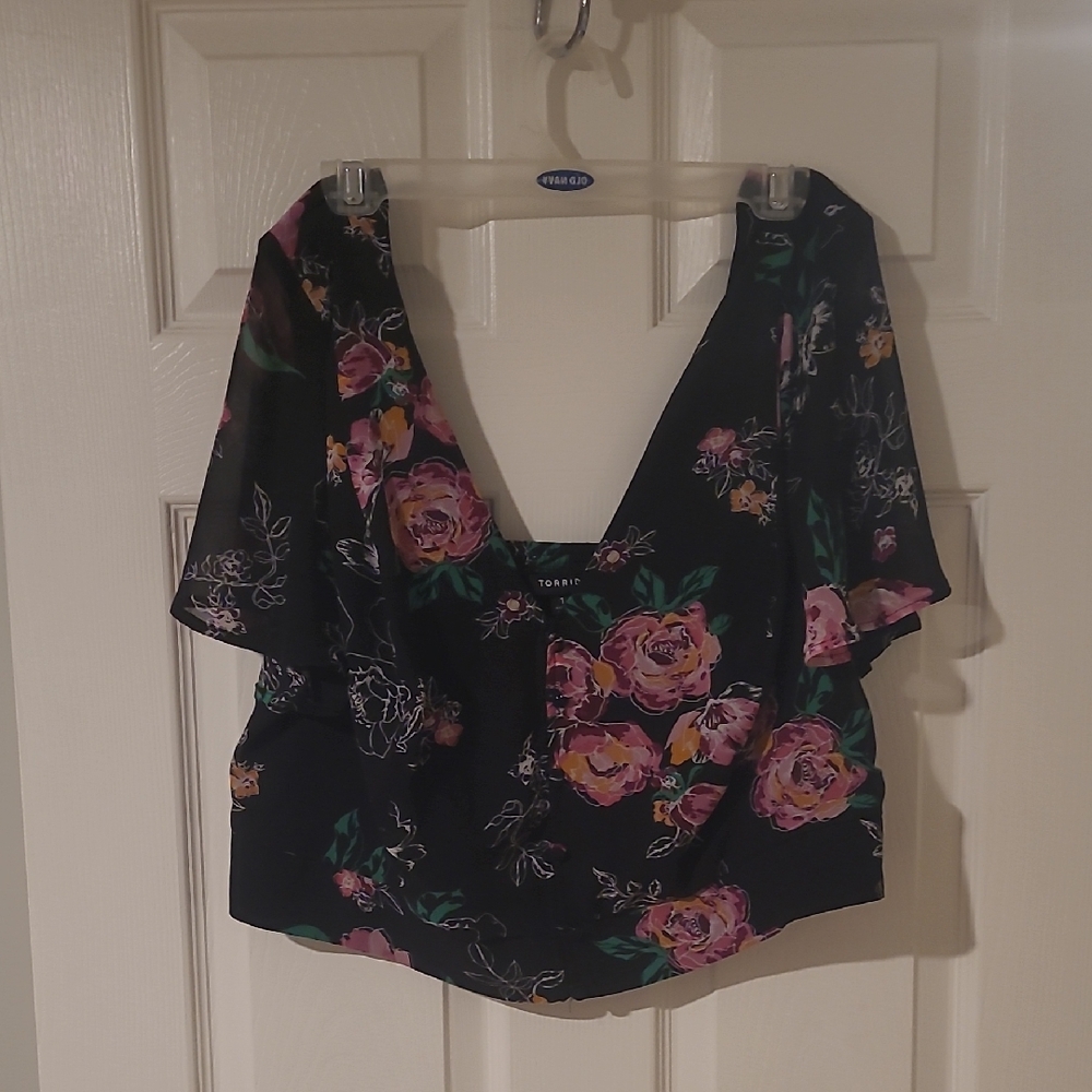 Crop Floral Top